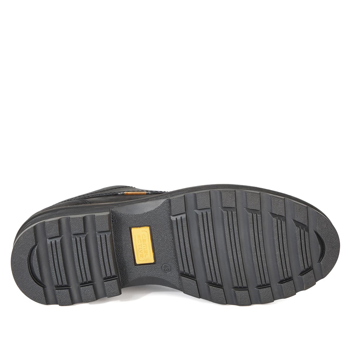 camel active Halbschuh "Oxford" mit Wechselfußbett schwarz