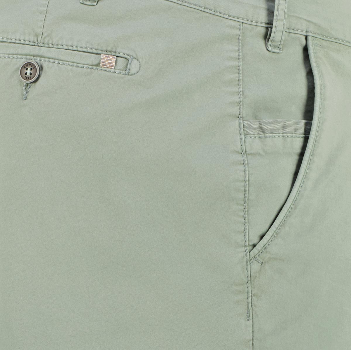 Eurex by Brax Chino-Shorts "Burt" mit Stretch oliv