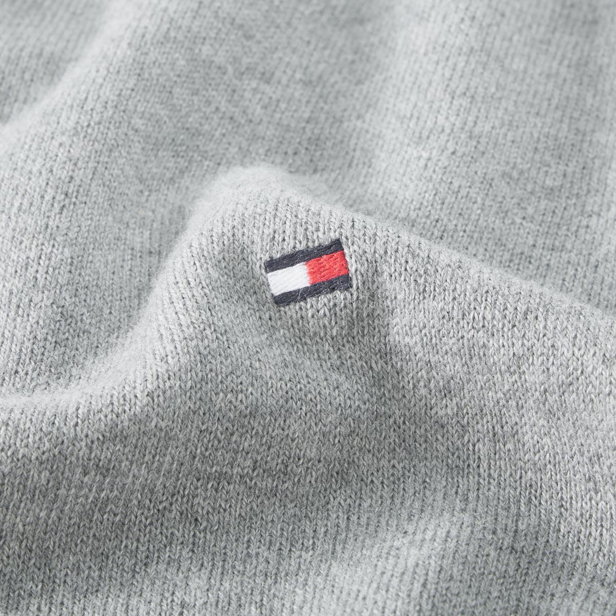 Tommy Hilfiger Poloshirt mit Kaschmir hellgrau