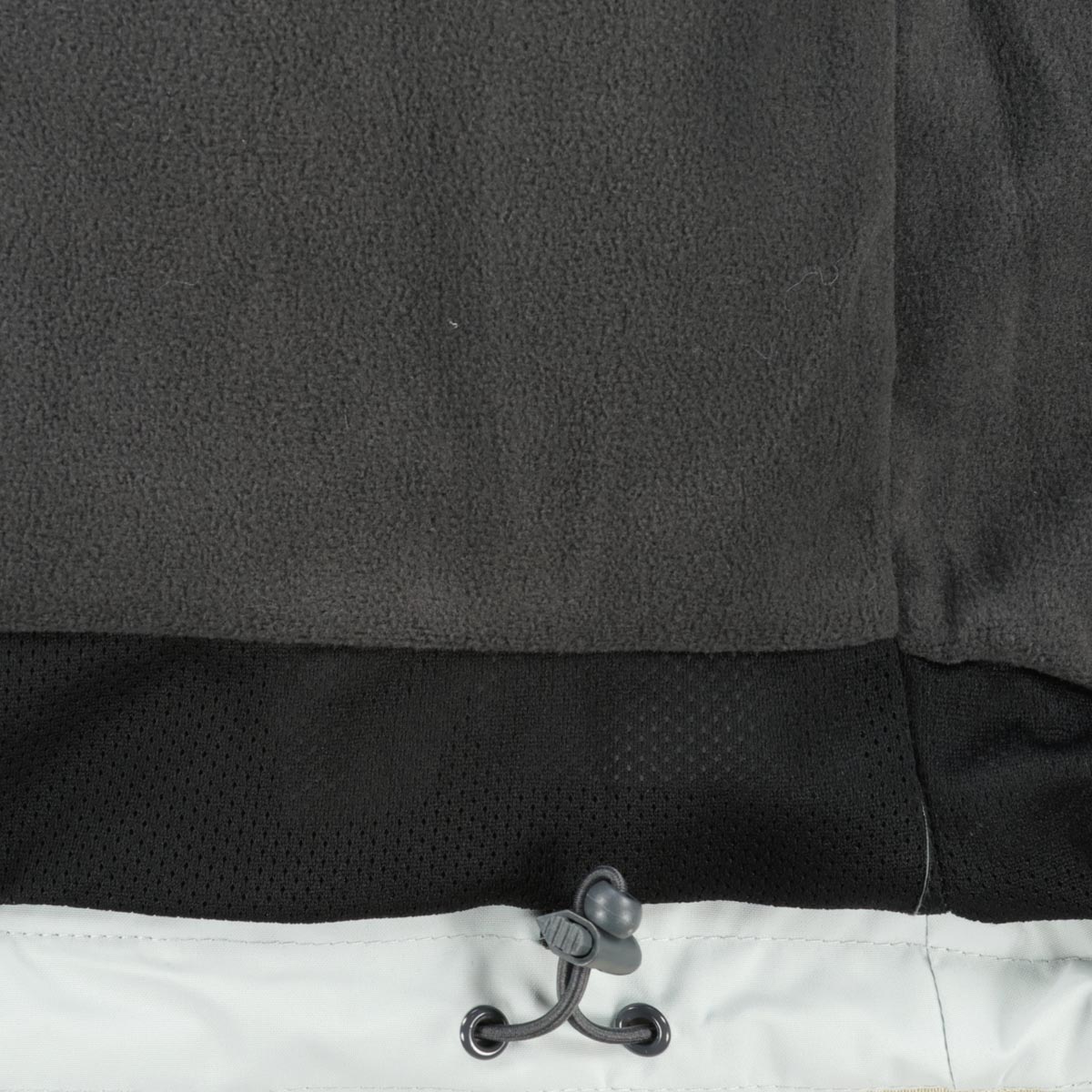 Blue Wave Wattierte Funktionsjacke mit Kontrastdetails, winddicht und schnelltrocknend grau