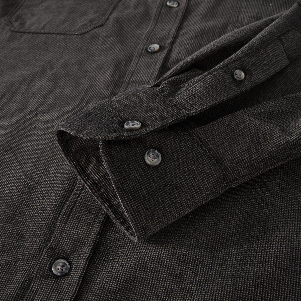 CASA MODA Freizeithemd aus Baumwolle schwarz