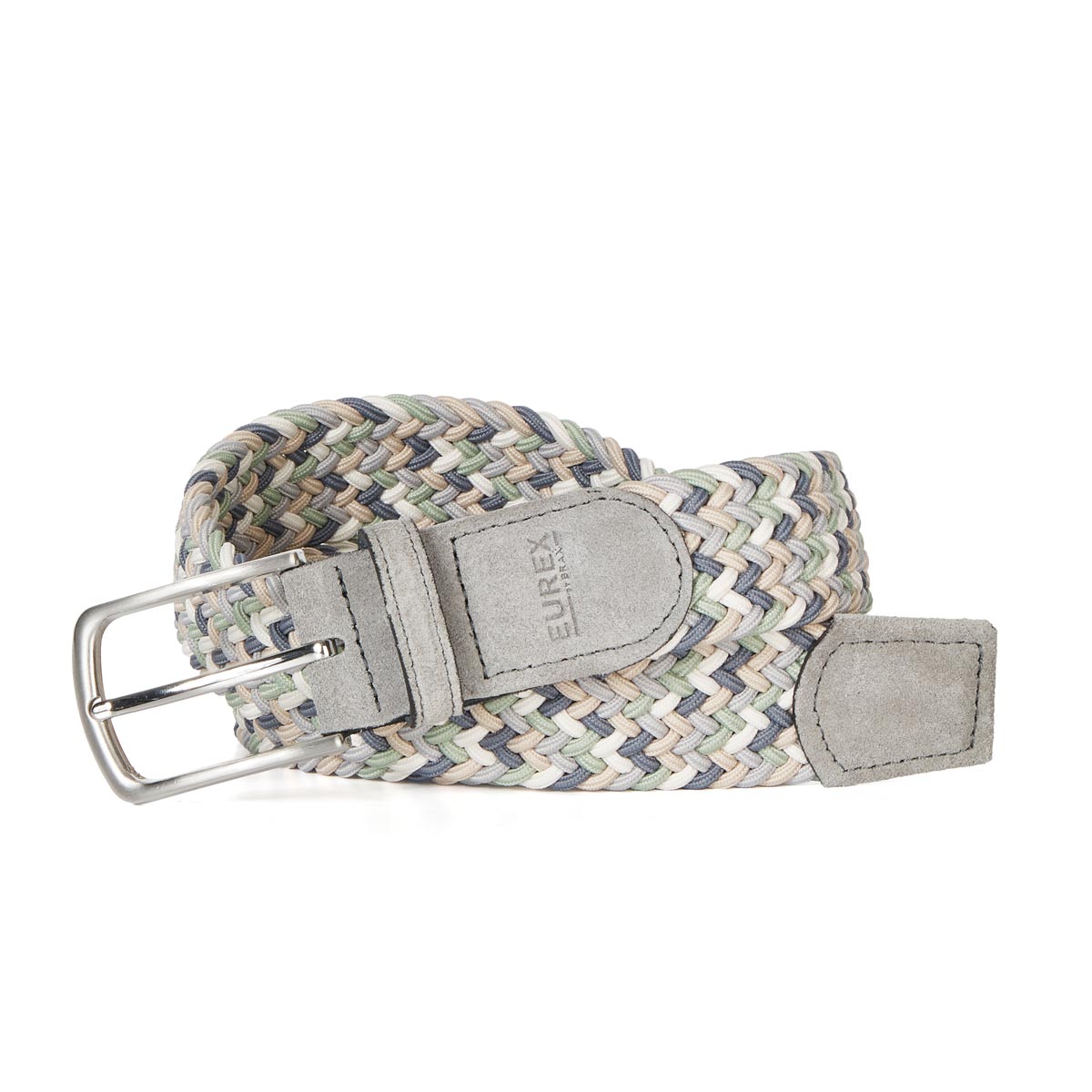 Stretch-Gürtel mit Flechtmuster, Überlänge