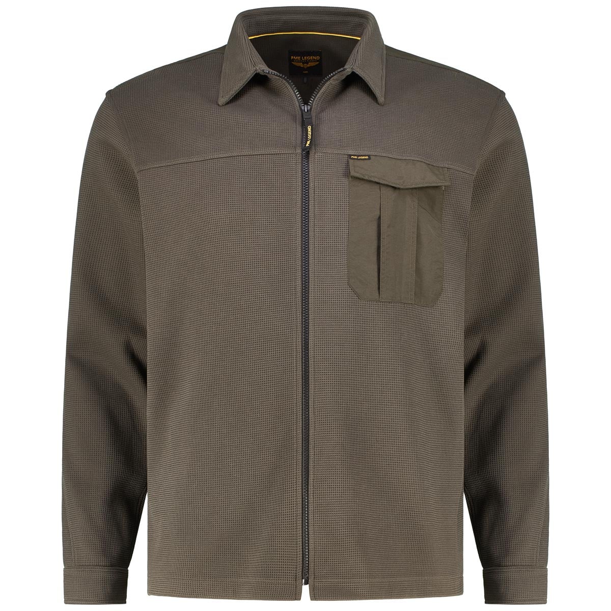 PME LEGEND Overshirt mit Stretch Farbe anthrazit Größe: 3XL günstig online kaufen