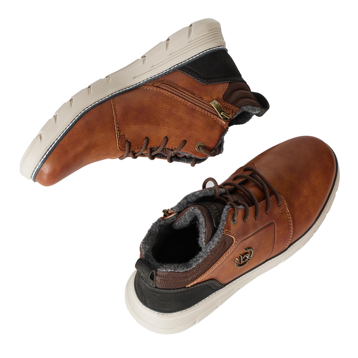 bugatti Sneaker-Boots, extraleicht cognac