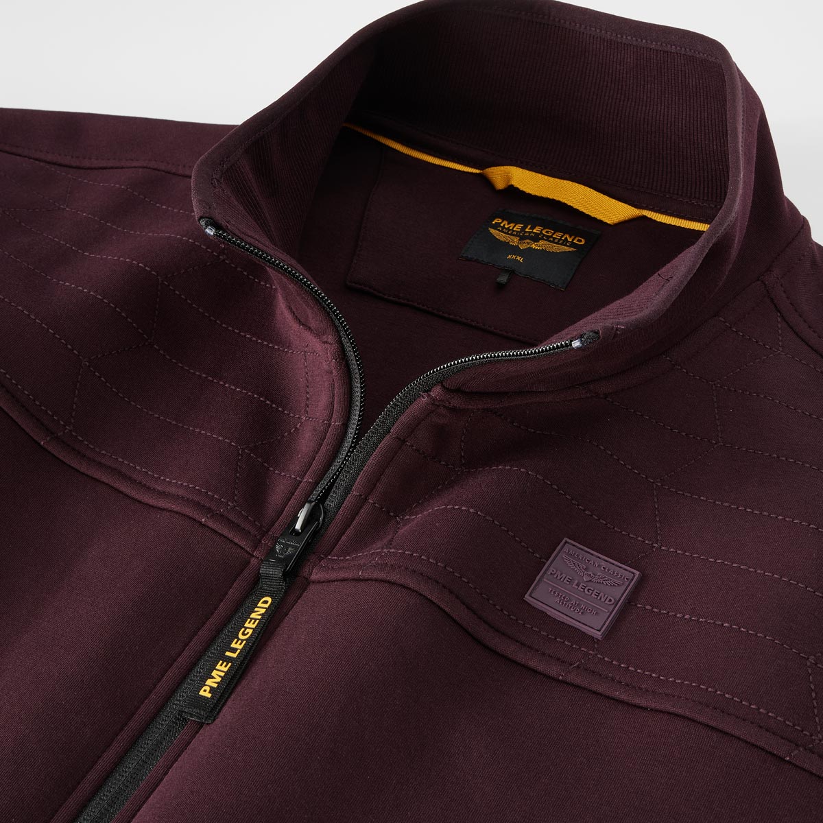 PME LEGEND Sweatjacke mit Stretch lila