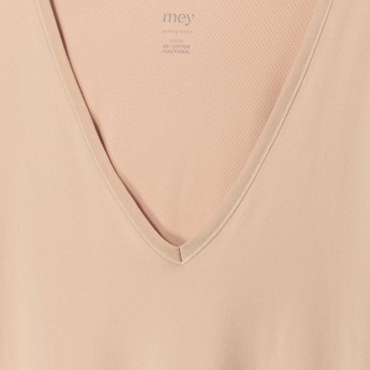 Mey Elastisches T-Shirt in Coolmax®-Qualität beige