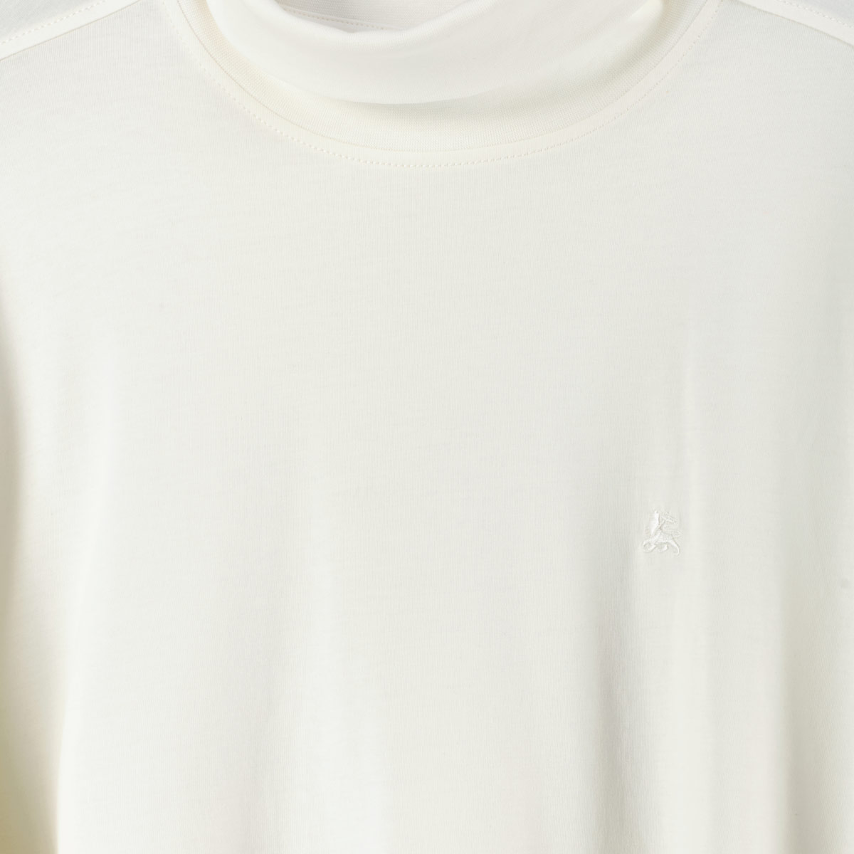 Lerros Rollkragenshirt aus Baumwolle weiß