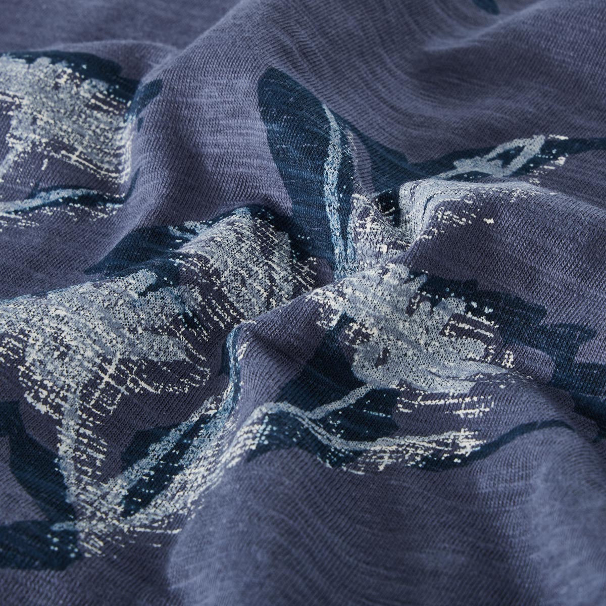 Jack&Jones T-Shirt mit Allover-Muster grau