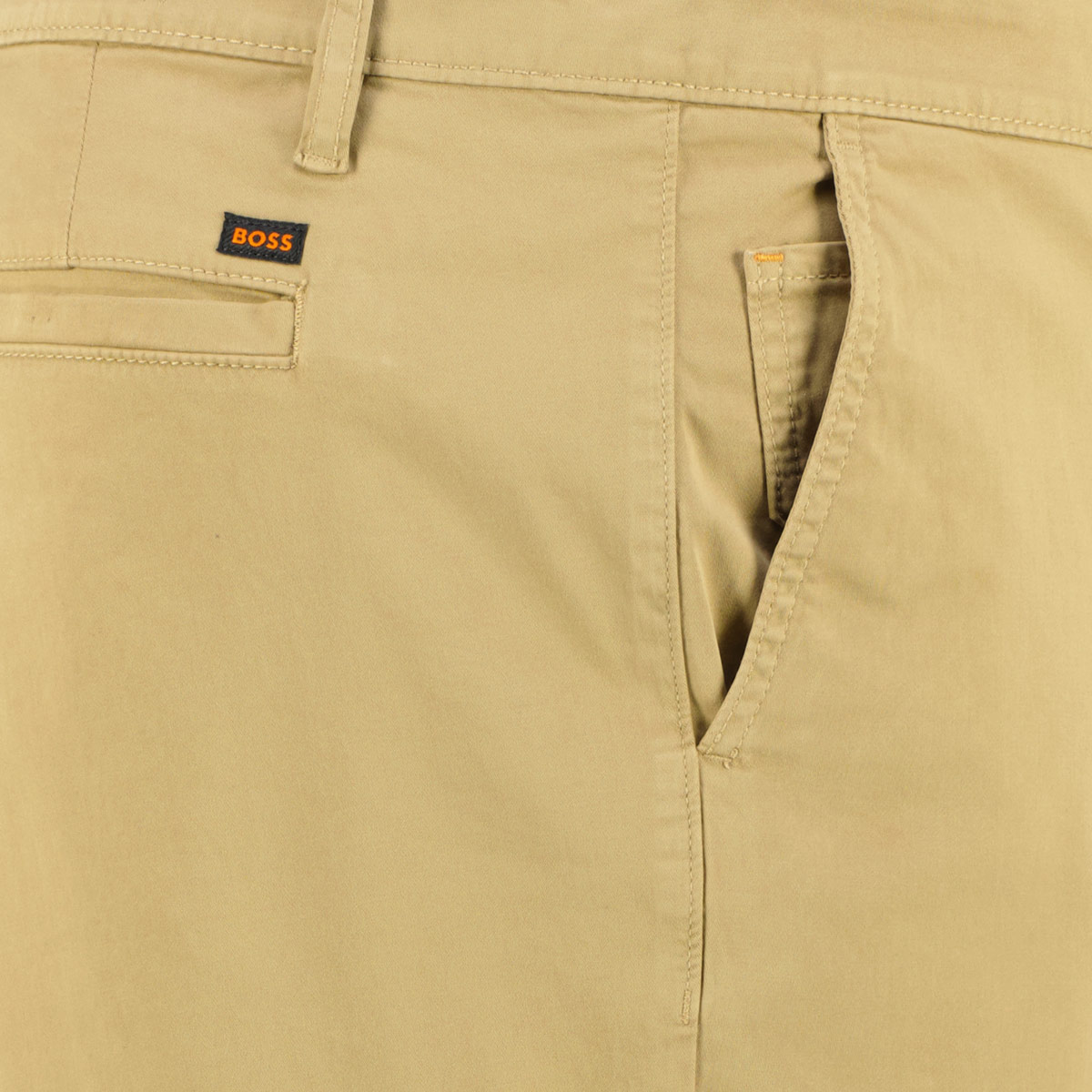 BOSS Stretch-Chinos, Tapered Fit beige