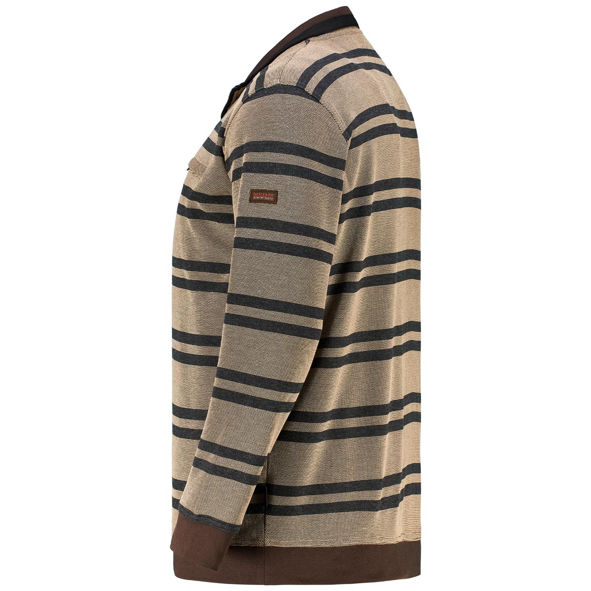 Hajo Sweatshirt "Stay Fresh", bügelfrei sand