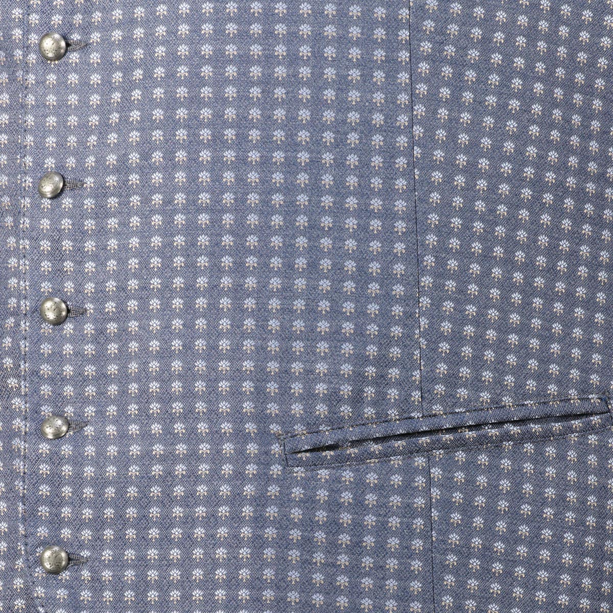 Hammerschmid Trachtenweste blau