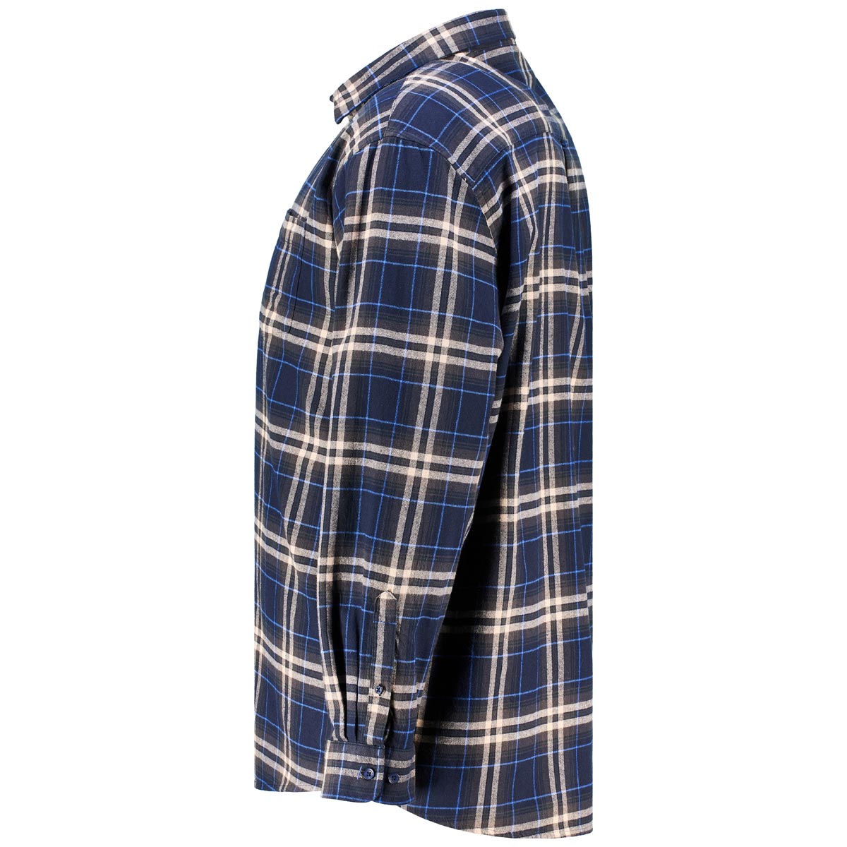 North Flanellhemd im Comfort Fit dunkelblau