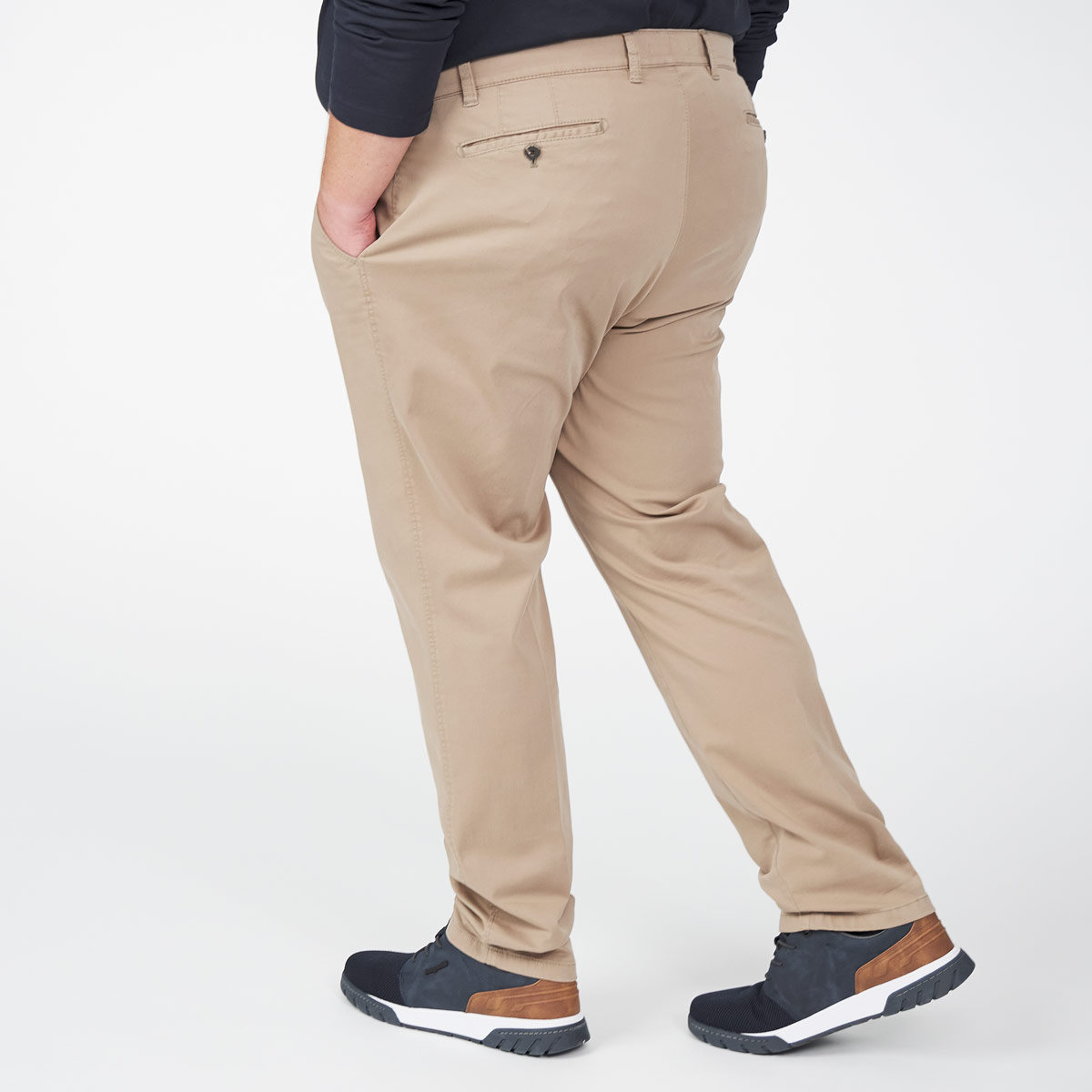 Eurex by Brax Stretch-Chinos „Jim“, Tapered Fit sand