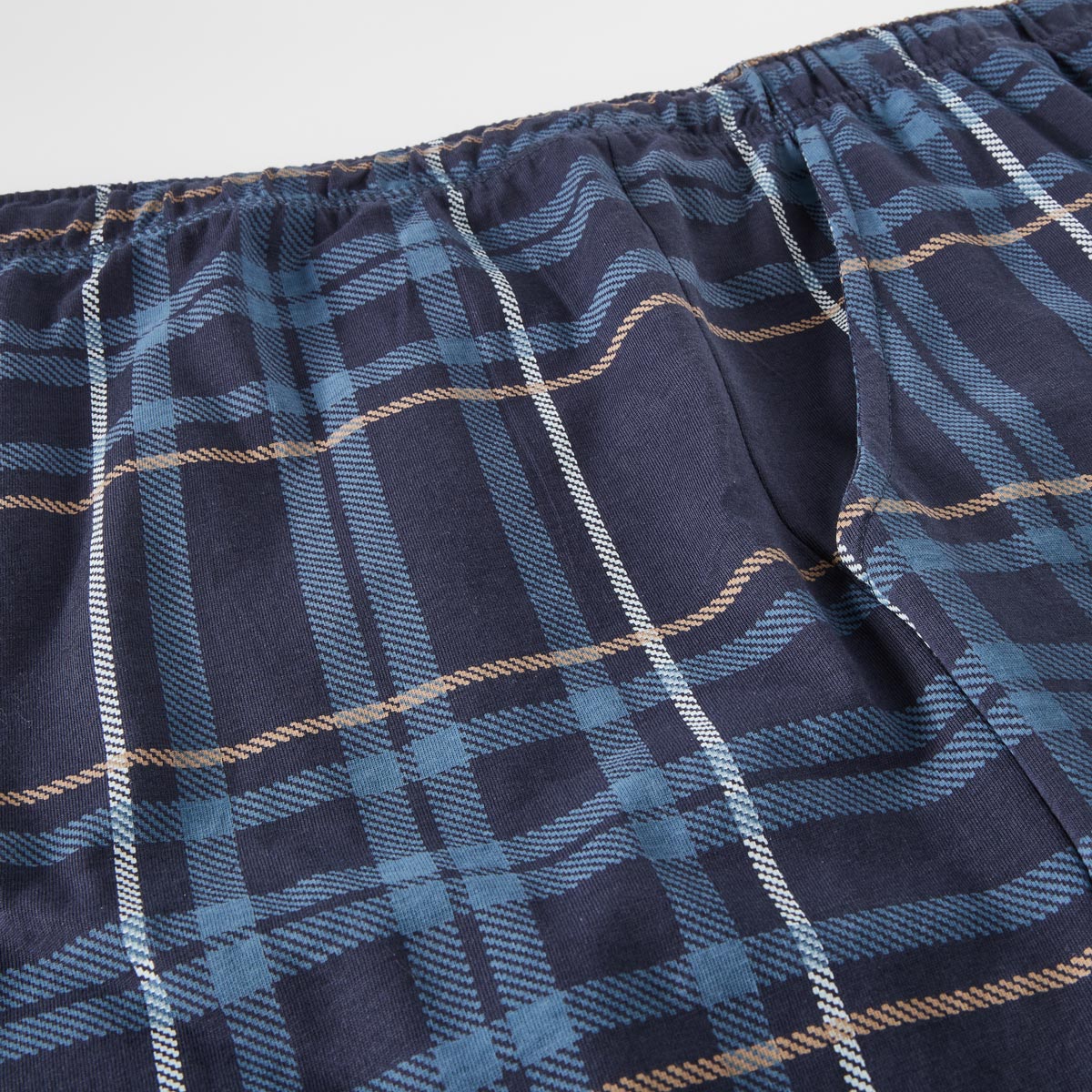 Ceceba Kurze Schlafhose mit elastischem Bund blau