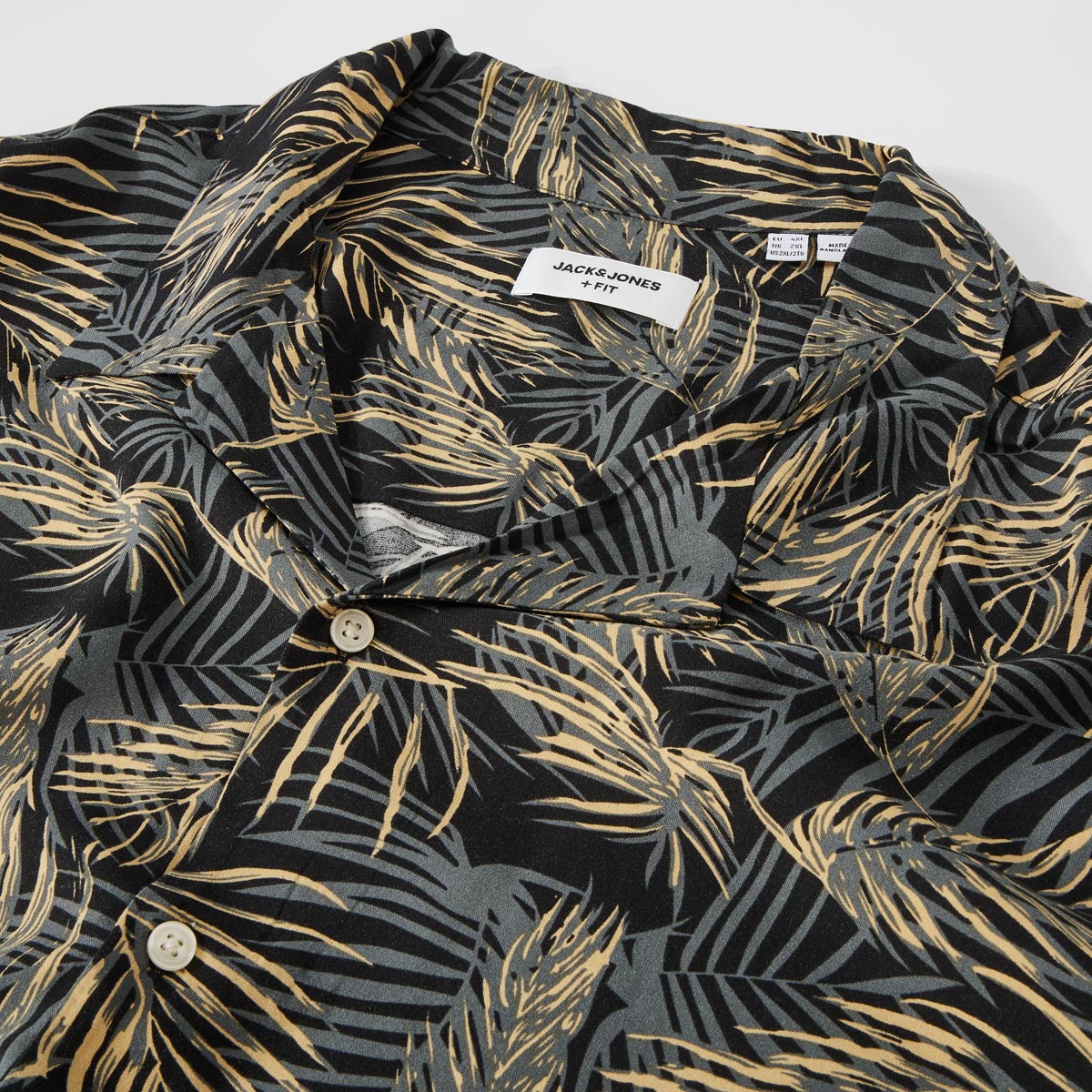 Jack&Jones Freizeithemd aus Viskosemischung schwarz