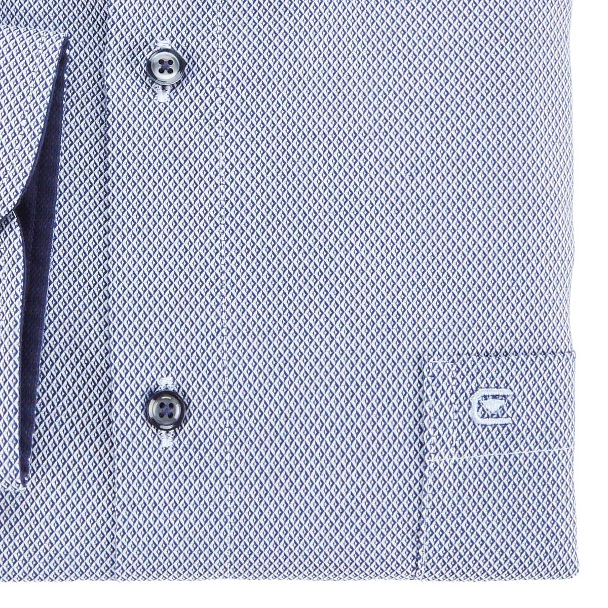 CASA MODA Businesshemd aus Biobaumwolle, langarm blau