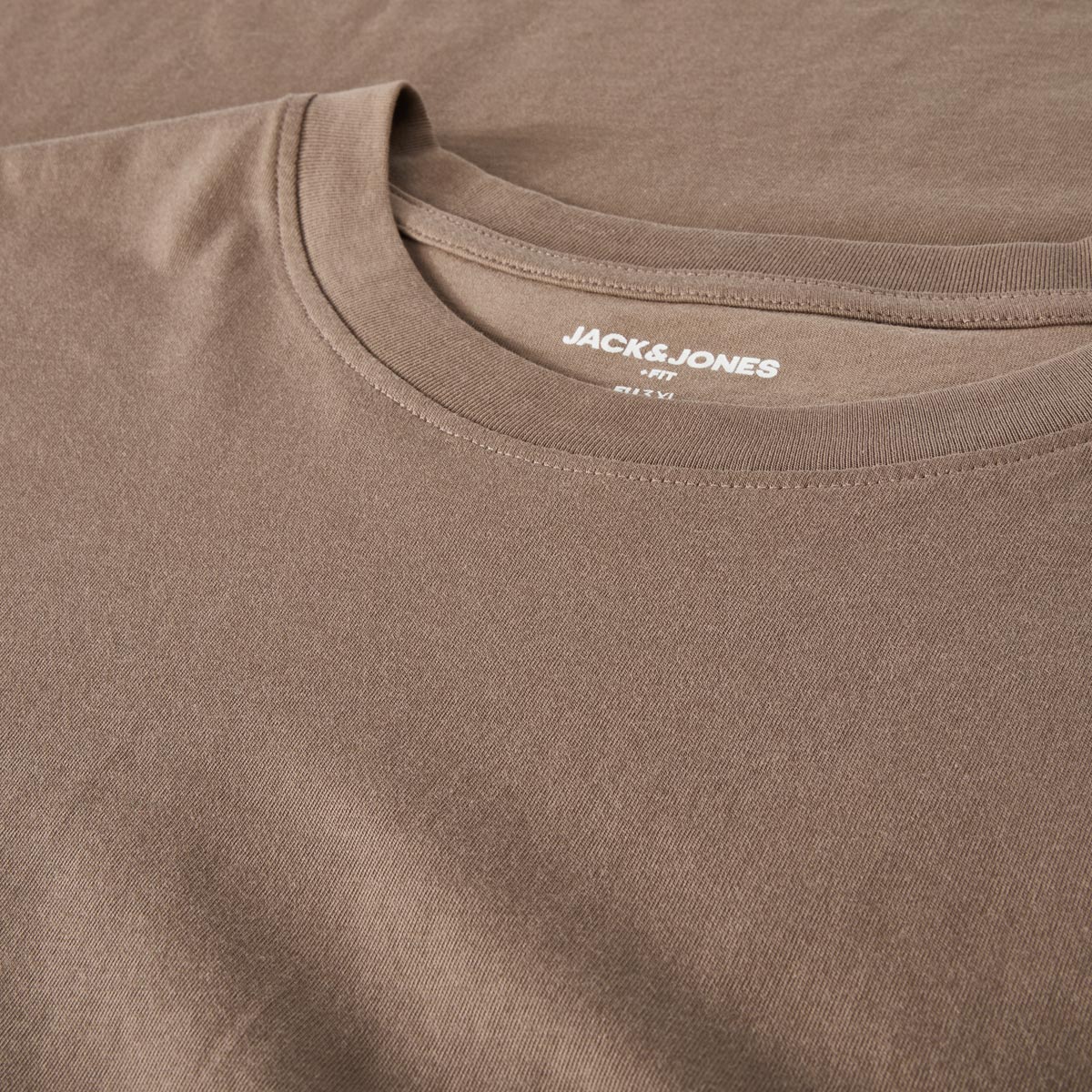 Jack&Jones T-Shirt mit Label-Print mittelbraun