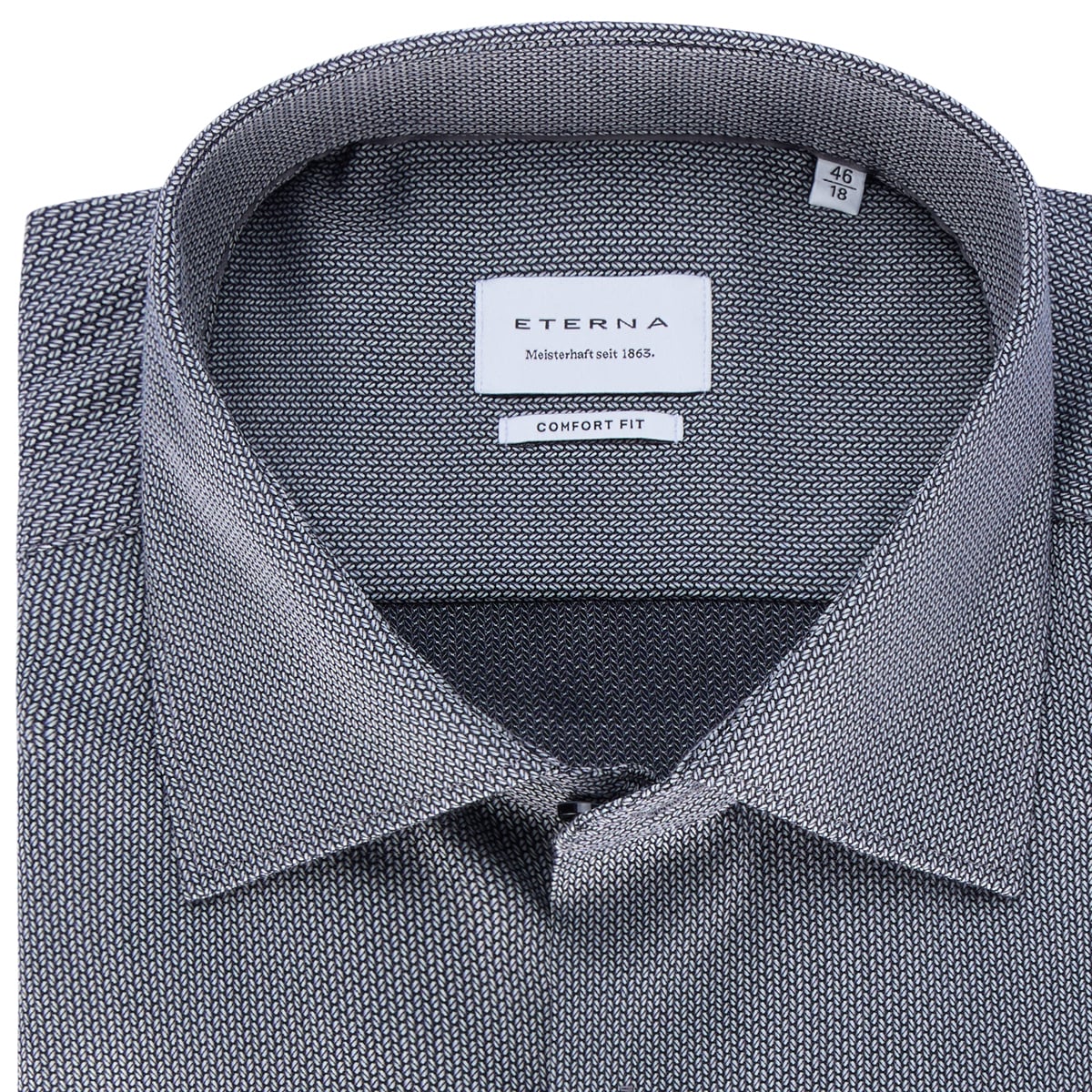 ETERNA Businesshemd, langarm, bügelfrei grau ETERNA Businesshemd, langarm, bügelfrei grau