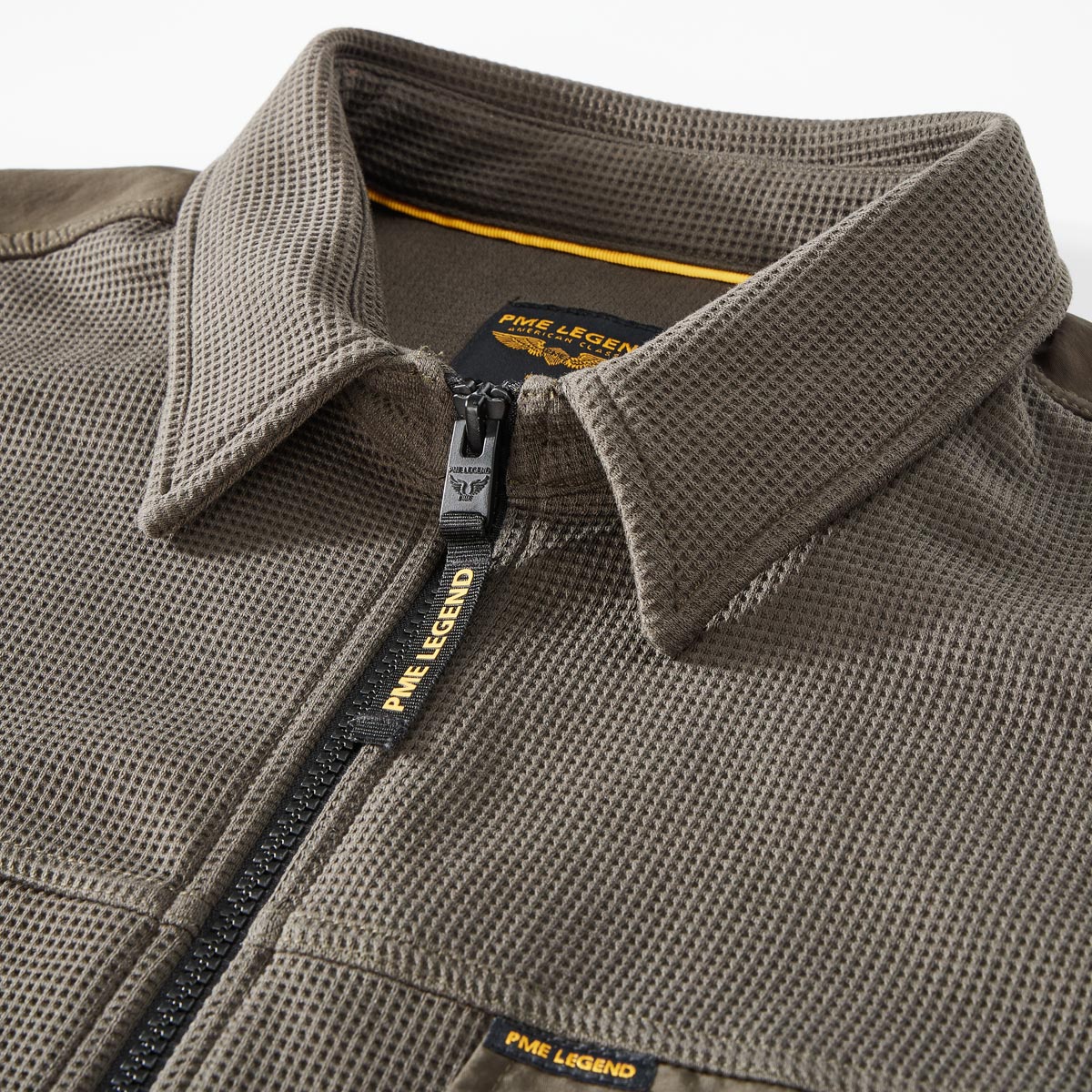 PME LEGEND Overshirt mit Stretch anthrazit