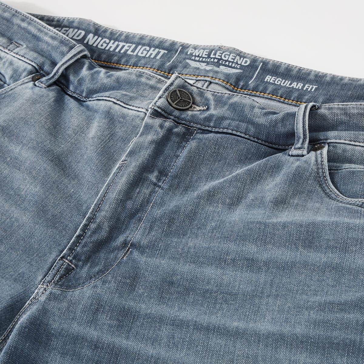 PME LEGEND Stretch-Jeans "Nightflight", Regular Fit hellgrau