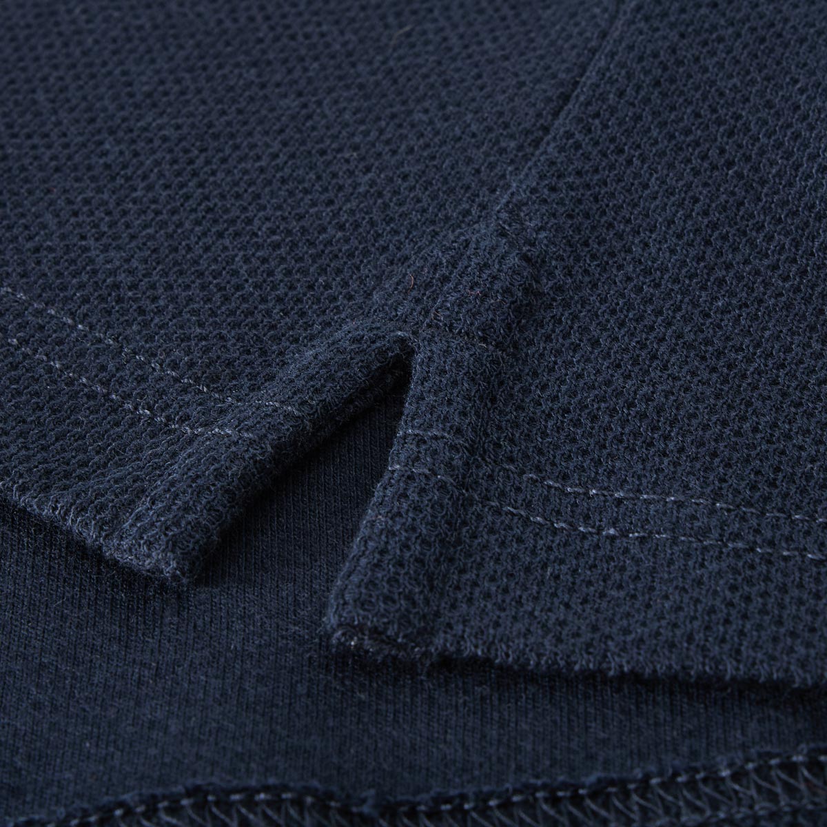 Lerros Poloshirt mit Strukturgewebe blau