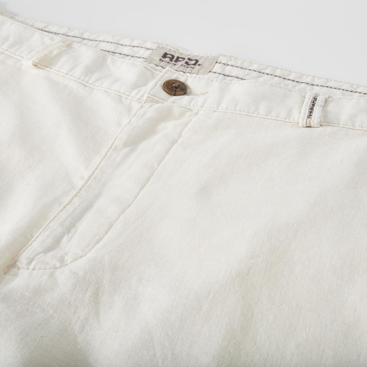 Redpoint Chino-Shorts mit Leinen "Whitby", Regular Fit kitt