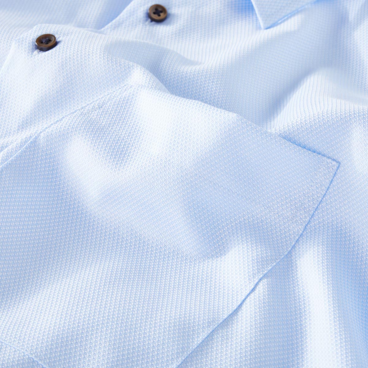 ETERNA Businesshemd aus Baumwolle, bügelfrei hellblau