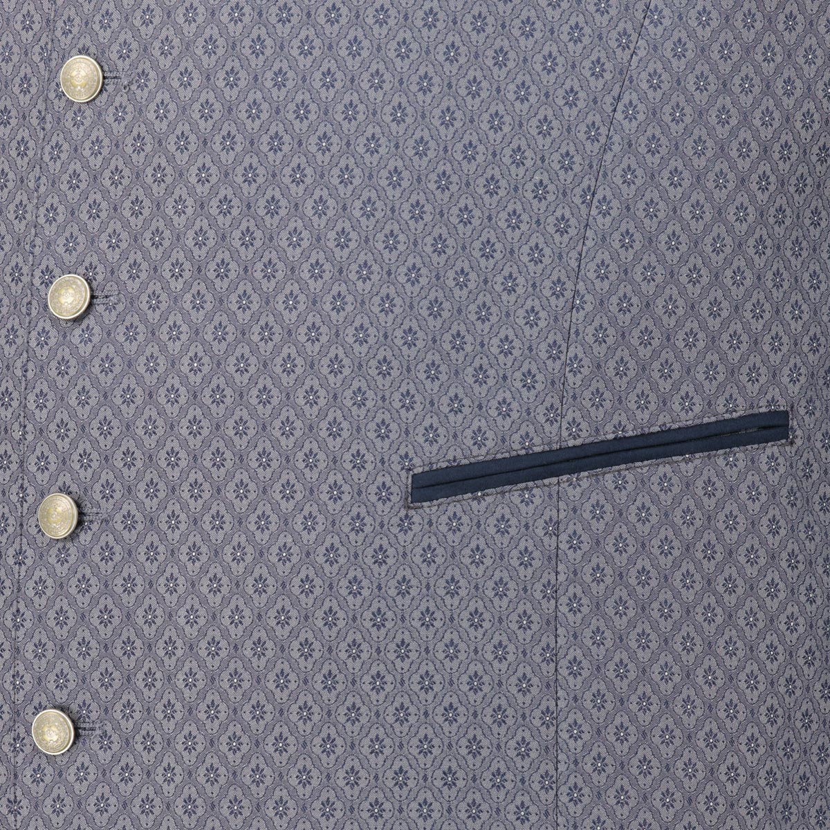 Weis Trachtenweste aus Viskosemischung grau Weis Trachtenweste aus Viskosemischung grau