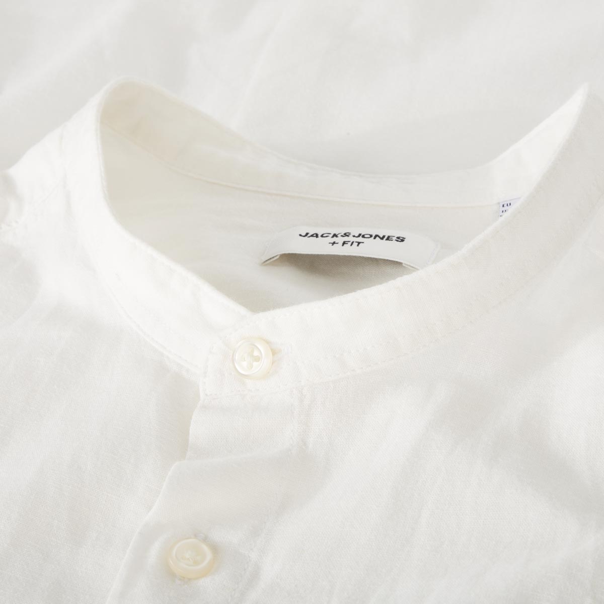 Jack&Jones Freizeithemd mit Leinen weiß