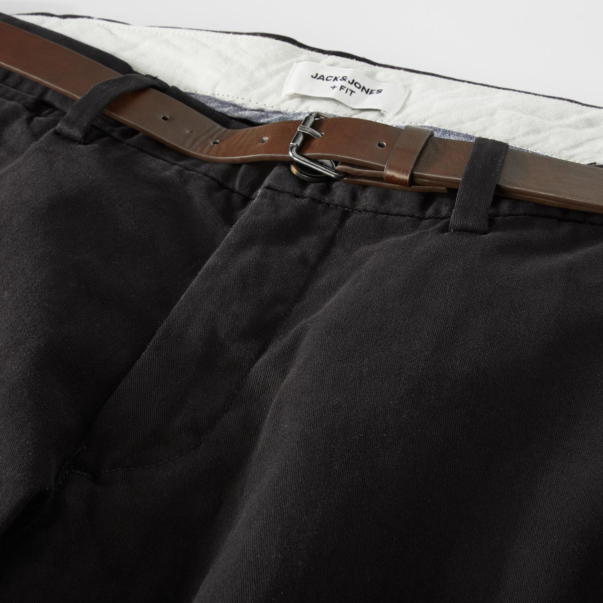 Jack&Jones Stretch-Chino "Marco", Regual Fit schwarz