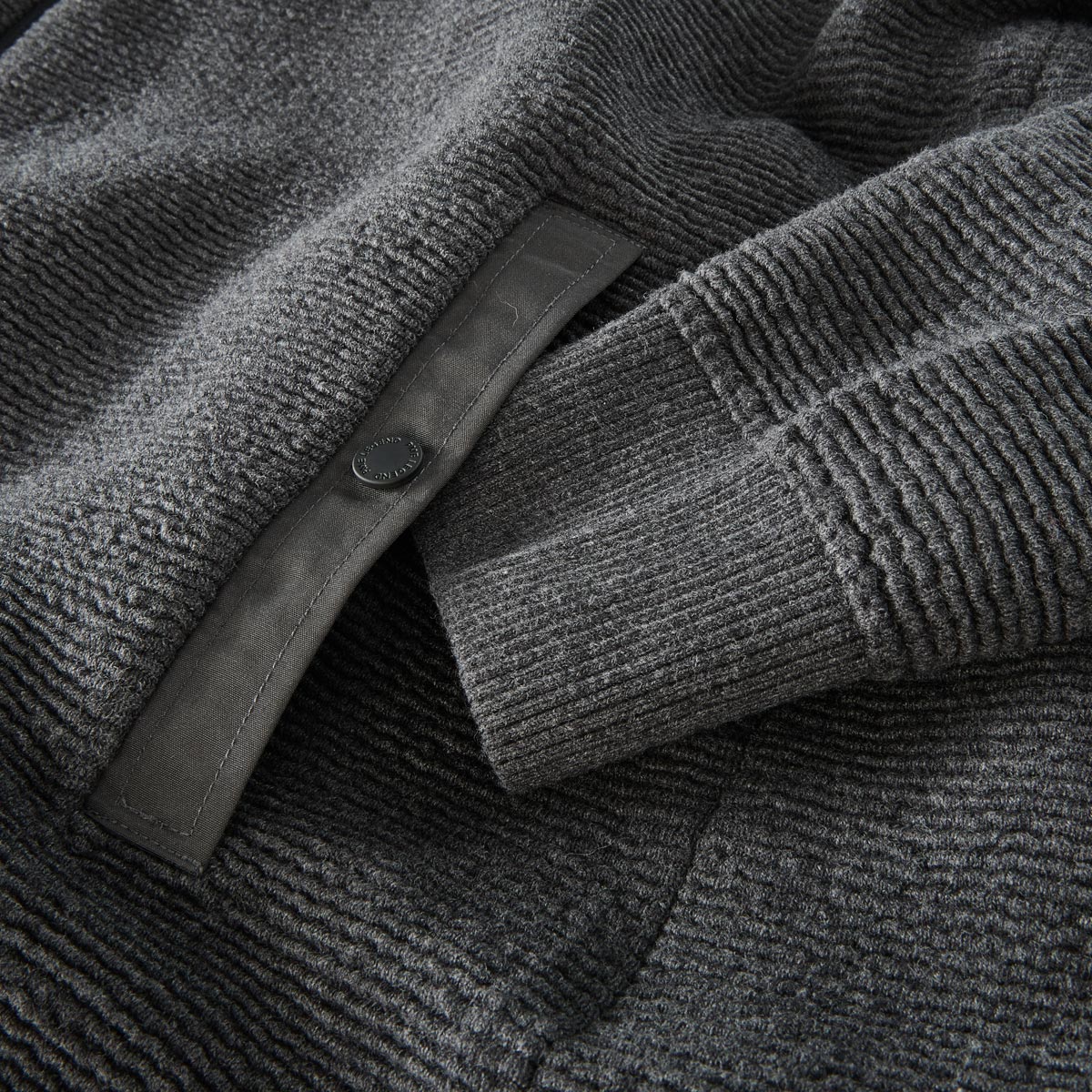 PME LEGEND Sweatjacke mit Struktur anthrazit