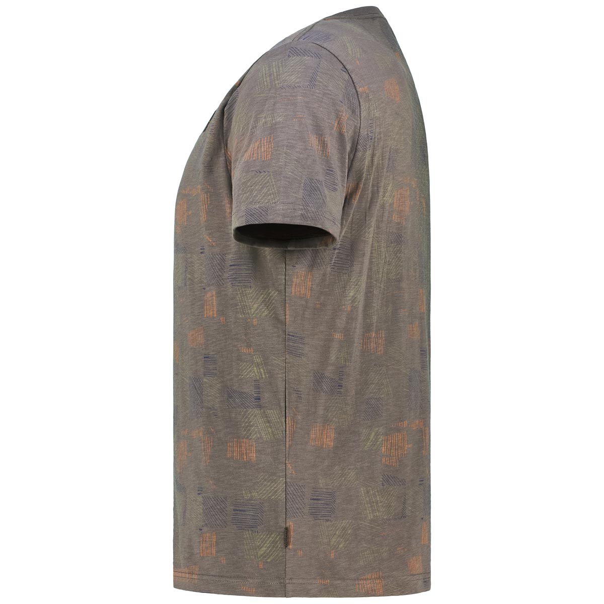 PME LEGEND T-Shirt mit Allover-Muster Farbe anthrazit Größe: 5XL günstig online kaufen