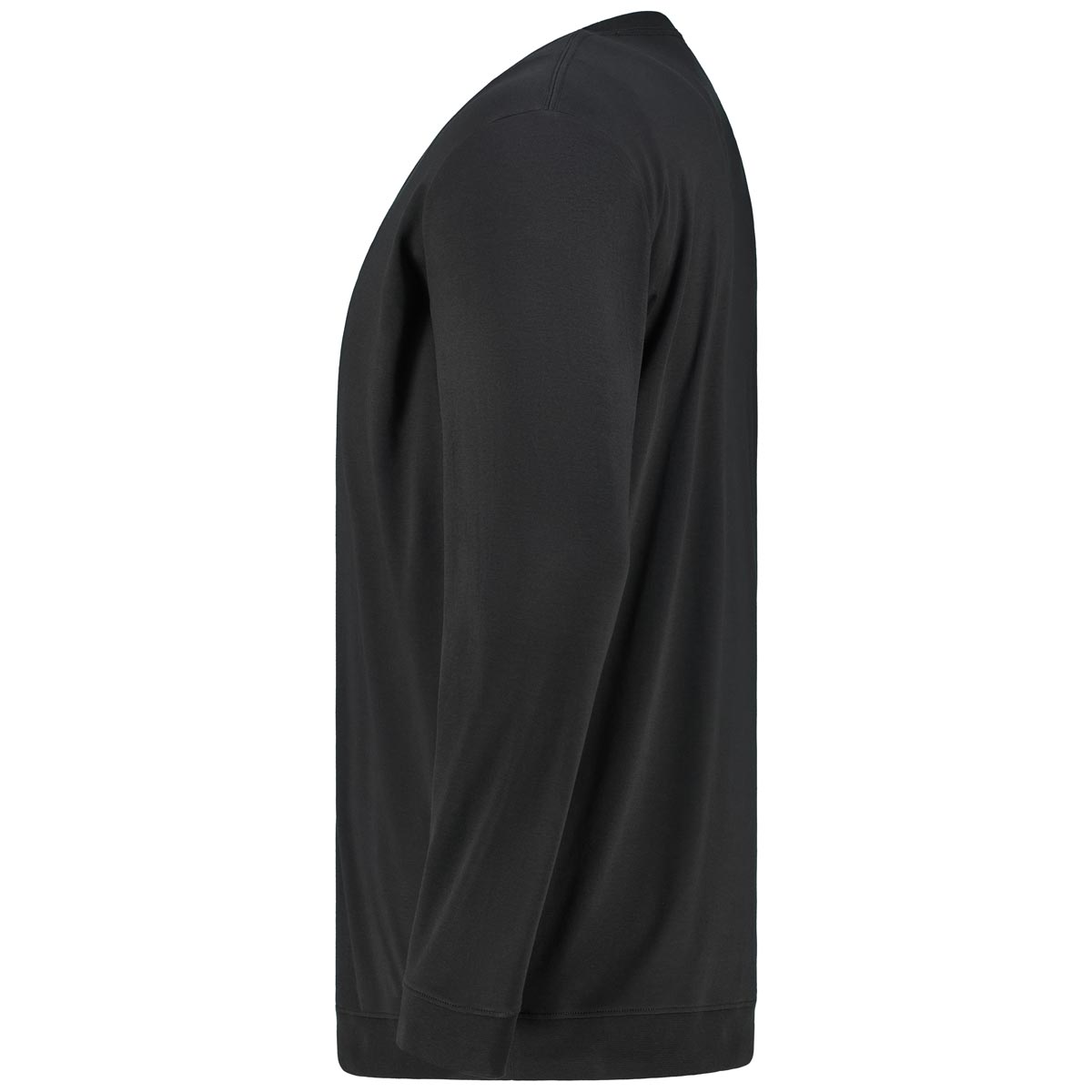 RAGMAN Longsleeve aus Pima-Baumwolle schwarz
