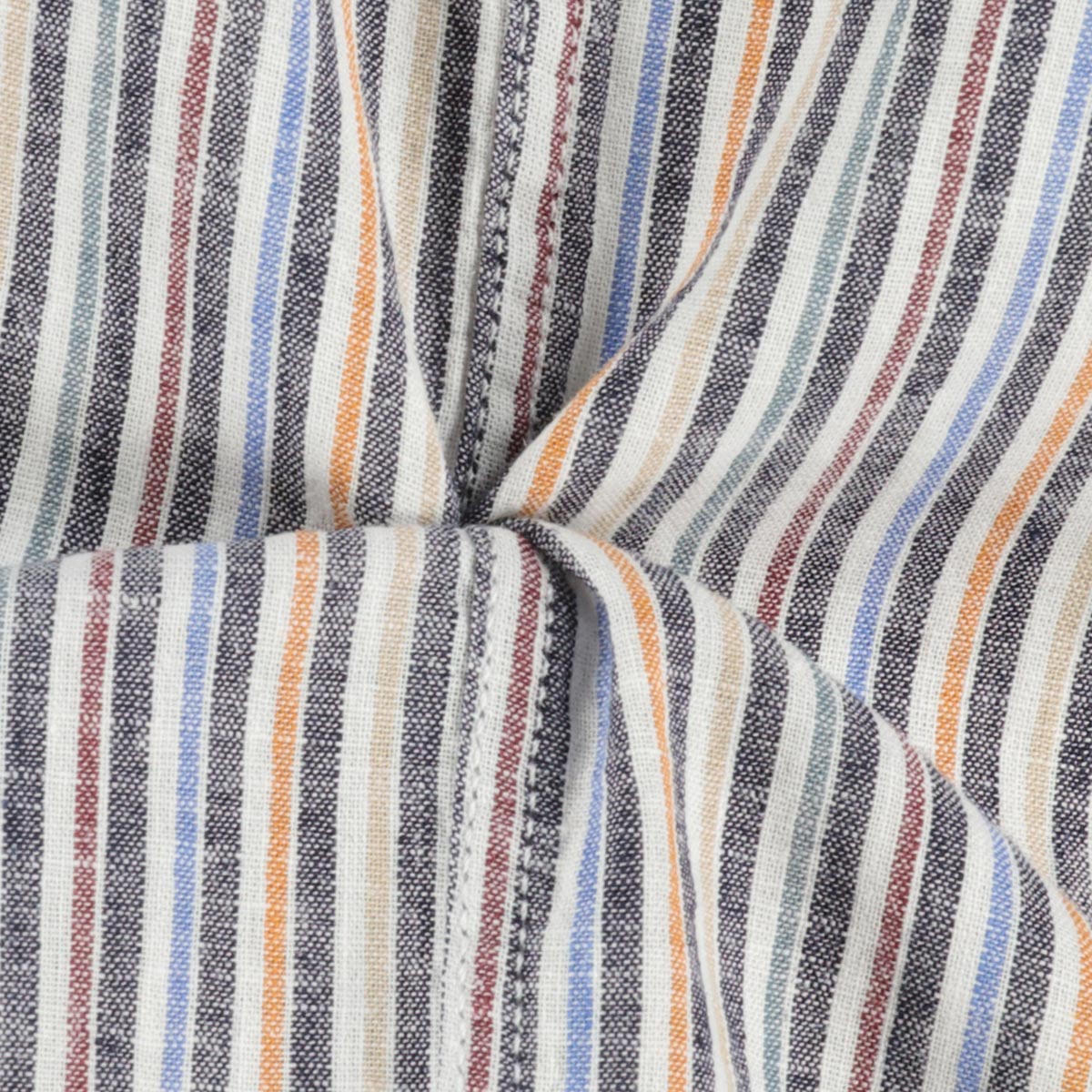 CASA MODA Freizeithemd mit Leinen blau