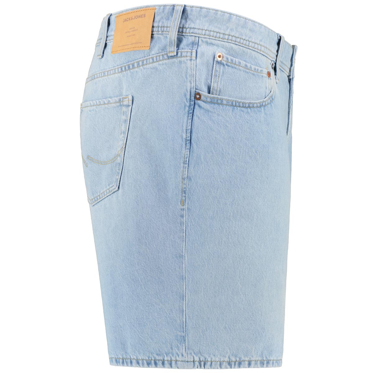 Jack&Jones Jeans-Shorts im 5-Pocket Stil hellblau