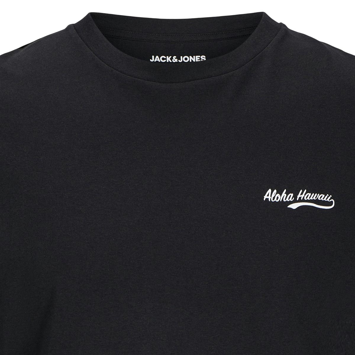 Jack&Jones T-Shirt mit Print auf Vorder- und Rückseite schwarz