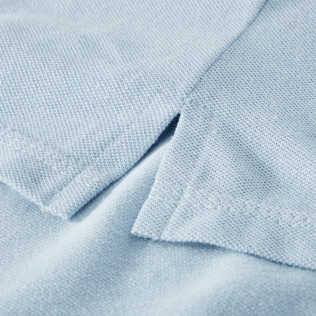 Jack&Jones Poloshirt mit Label-Print hellblau