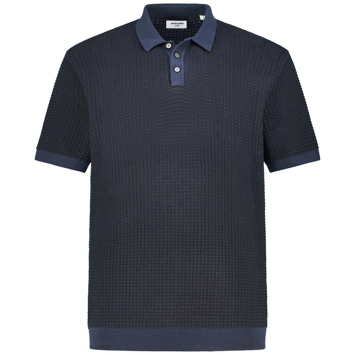 Strick-Poloshirt aus Biobaumwolle