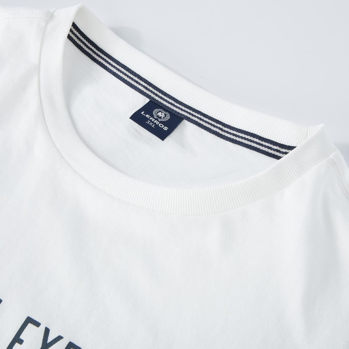Lerros T-Shirt mit Print weiß