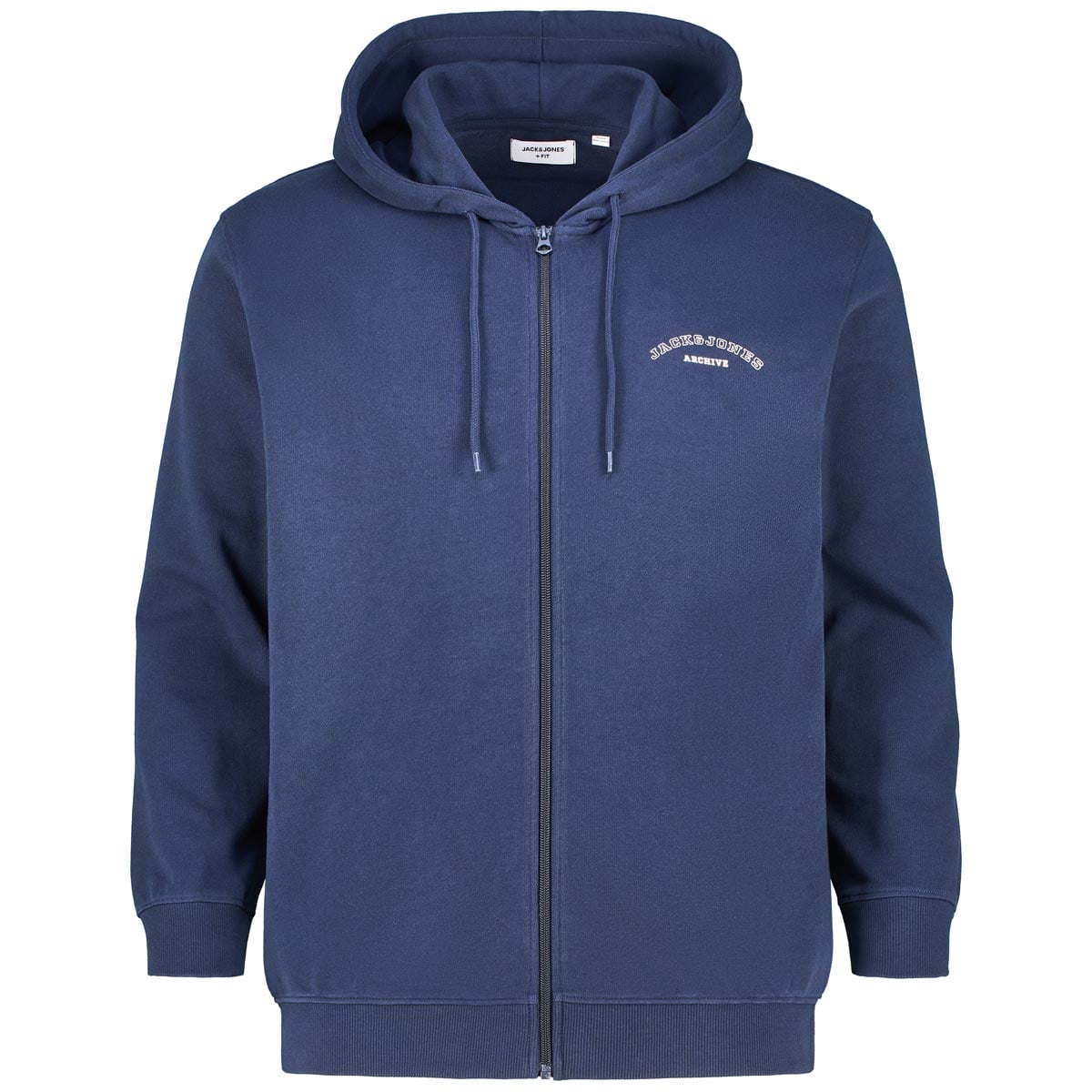 Jack&Jones Sweatjacke Mit Label-Print Farbe Blau Größe, 3XL