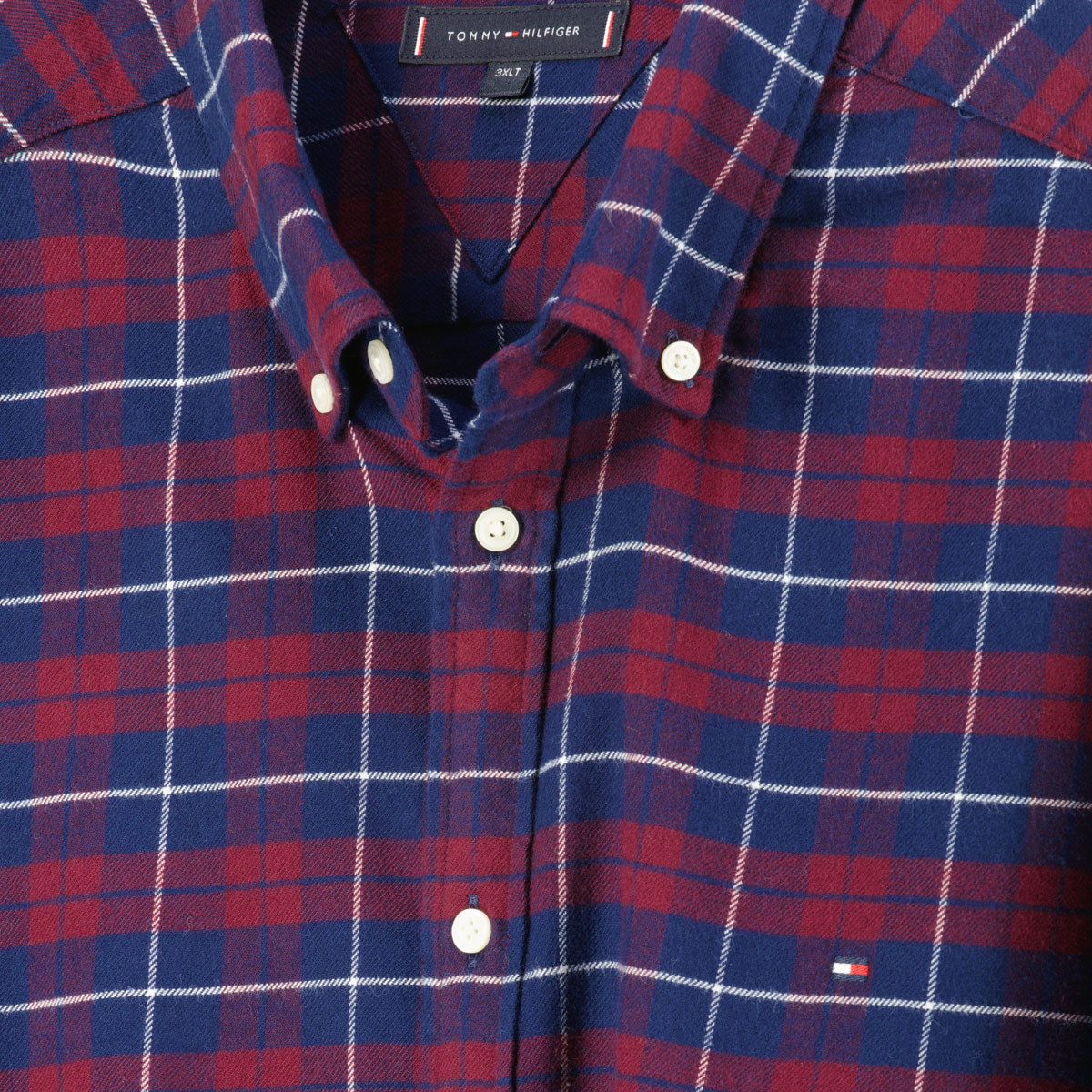 Tommy Hilfiger Kariertes Flanellhemd blau/rot Tommy Hilfiger Kariertes Flanellhemd blau/rot