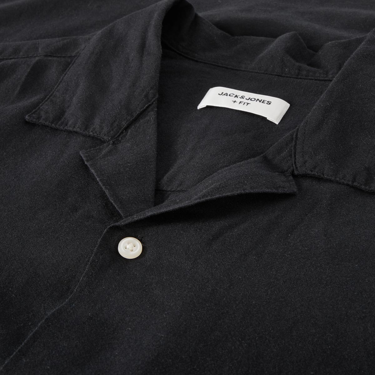 Jack&Jones Freizeithemd mit Leinen schwarz