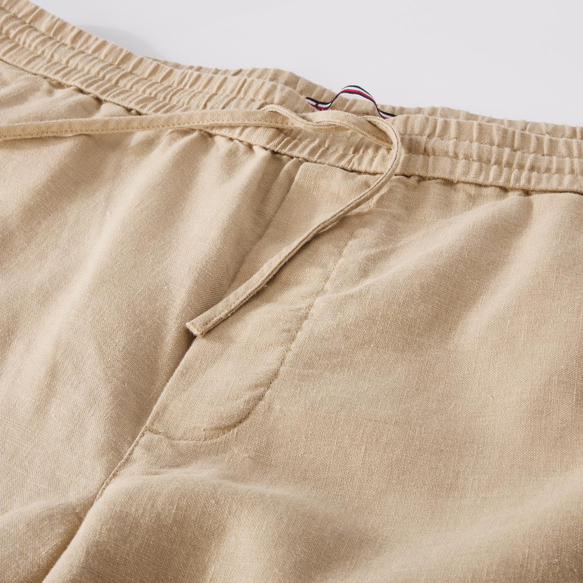 Tommy Hilfiger Chino-Shorts mit Leinen beige