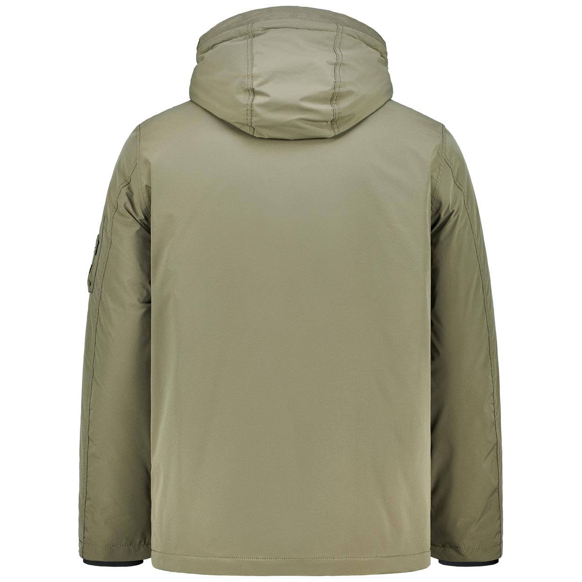 PME LEGEND Mittellange Jacke mit abnehmbarer Kapuze oliv