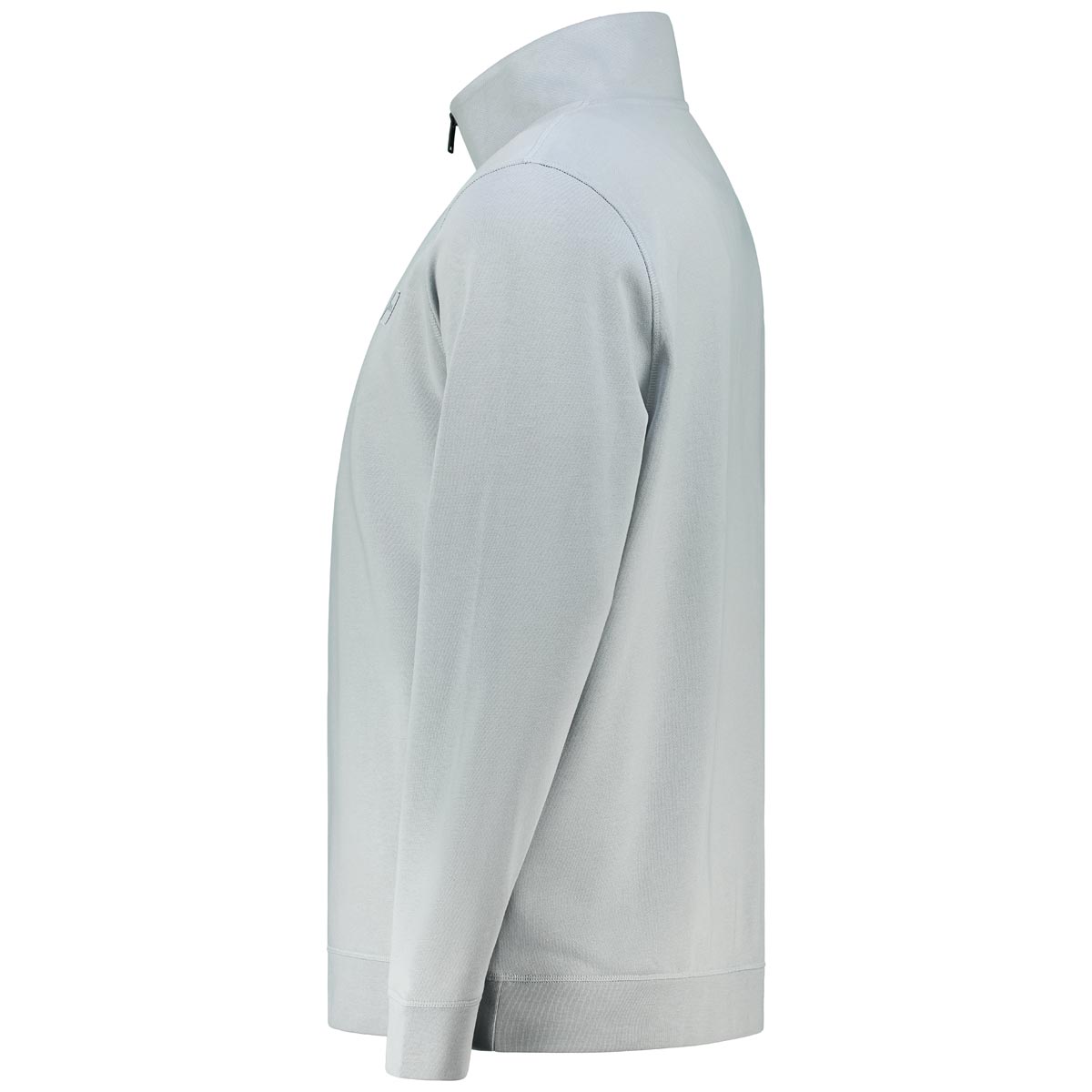 BOSS Sweatshirt aus Baumwolle grau