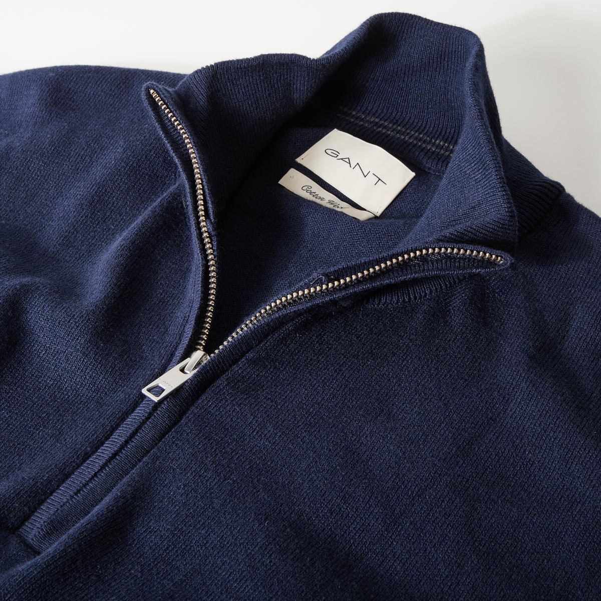 Gant Strick-Troyer mit Wolle dunkelblau
