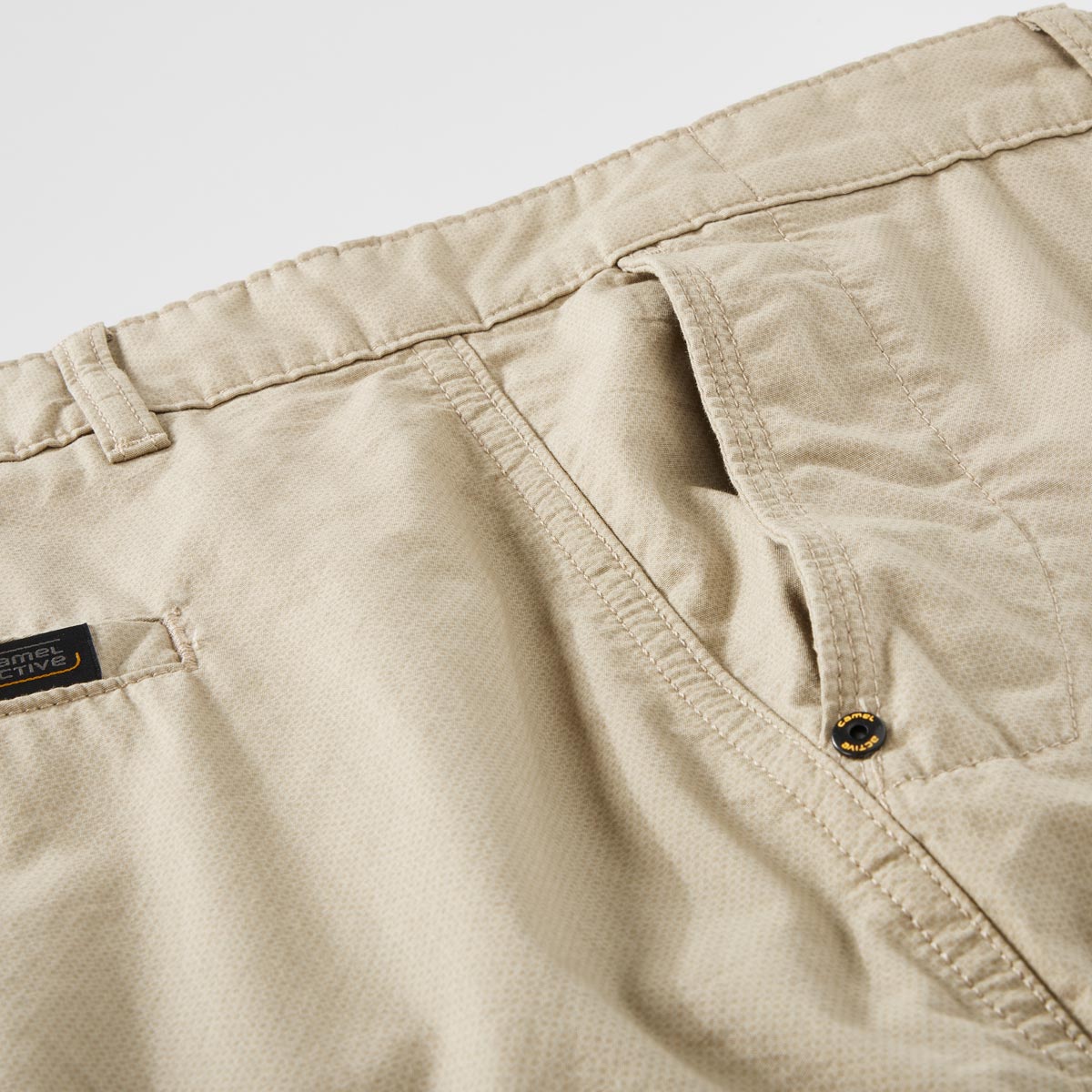camel active Cargo-Shorts, leicht beige