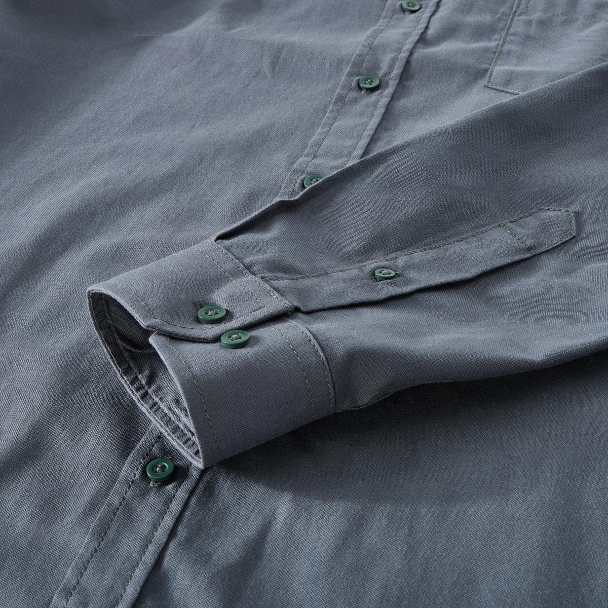 Pfundskerl Freizeithemd aus Baumwolle grau