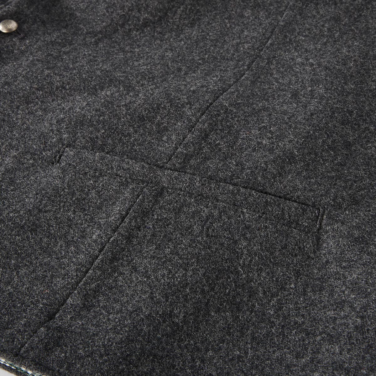 Hammerschmid Trachtenweste aus Wollmischung anthrazit