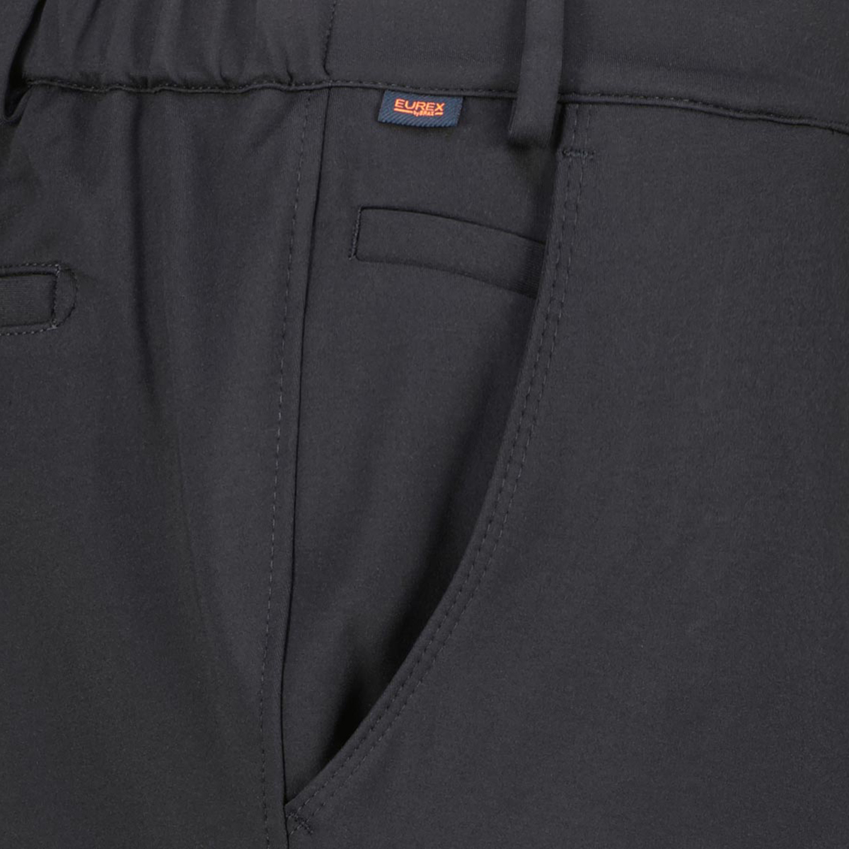 Eurex by Brax Stretch-Chinos "Thilo", Tapered Fit schwarz/schwarz